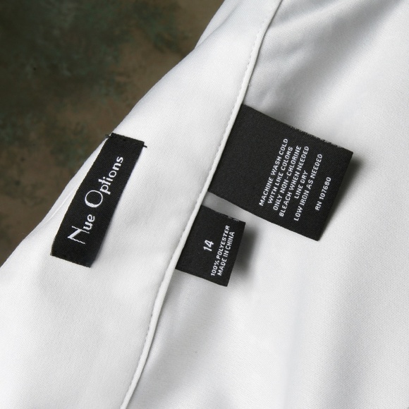 Nue Options Sheer Print Over White Lining Midi 14 - Picture 5 of 6